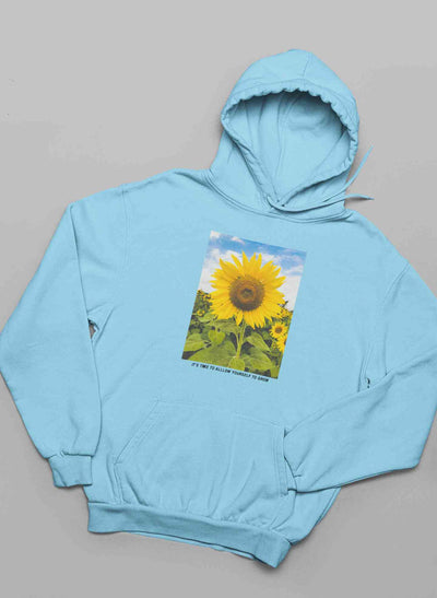 Its A Time Minimals Men Hoodies-FunkyTeesClub
