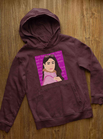 Kabhi Khushi Kabhi Gham Dialogue Hoodies for Women-FunkyTeesClub