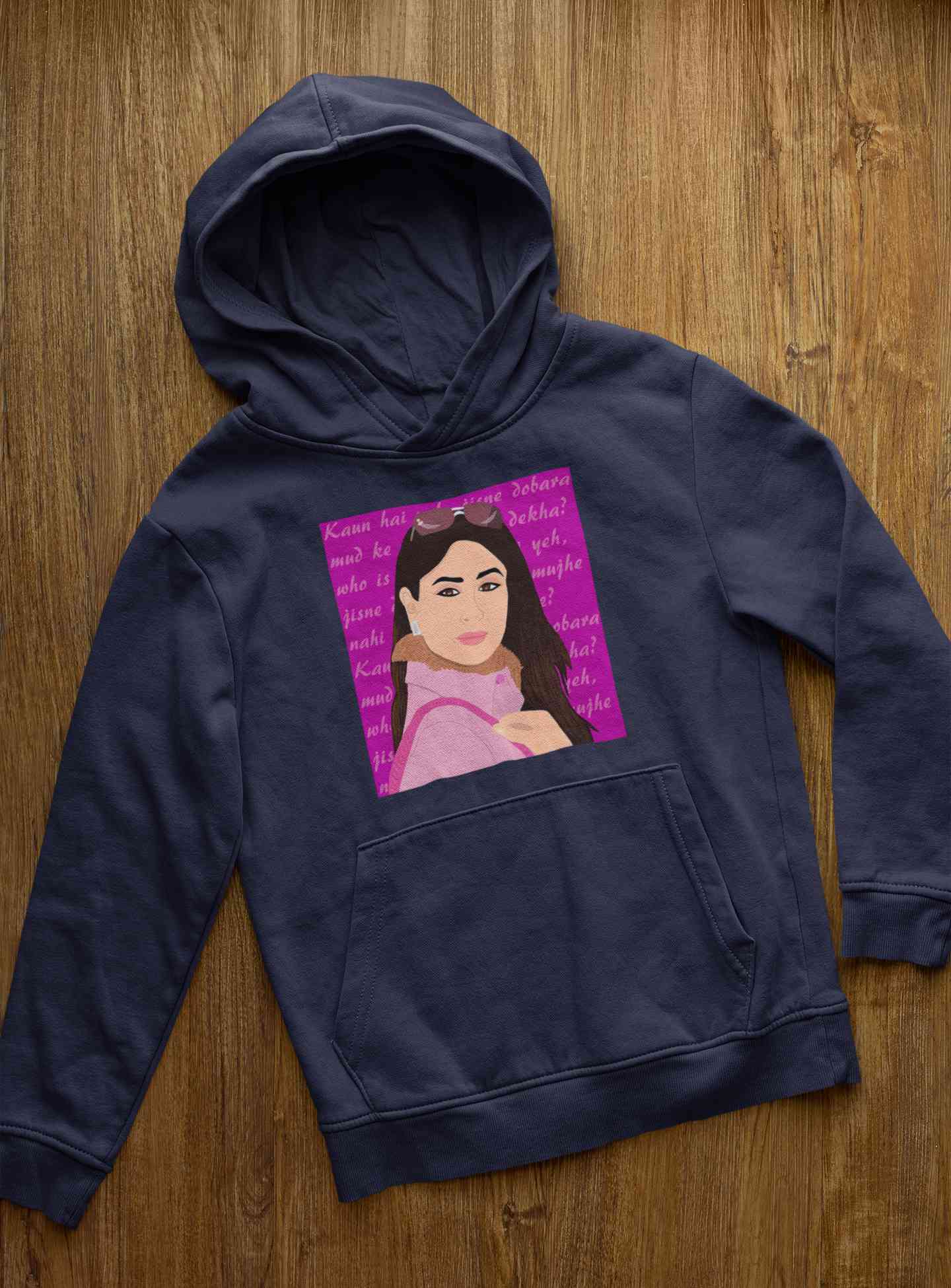 Kabhi Khushi Kabhi Gham Dialogue Hoodies for Women-FunkyTeesClub