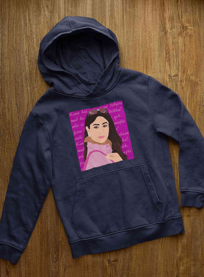 Kabhi Khushi Kabhi Gham Dialogue Hoodies for Women-FunkyTeesClub