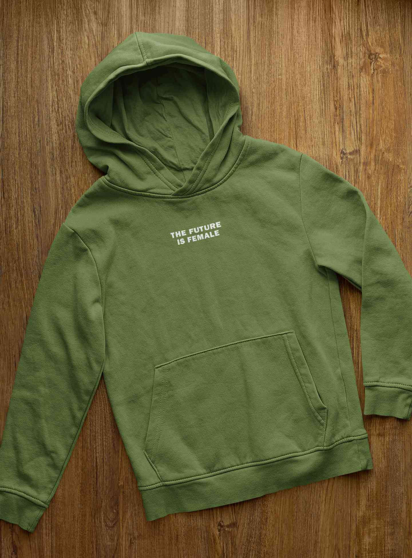 The Future Is Female Minimals Hoodies for Women-FunkyTeesClub