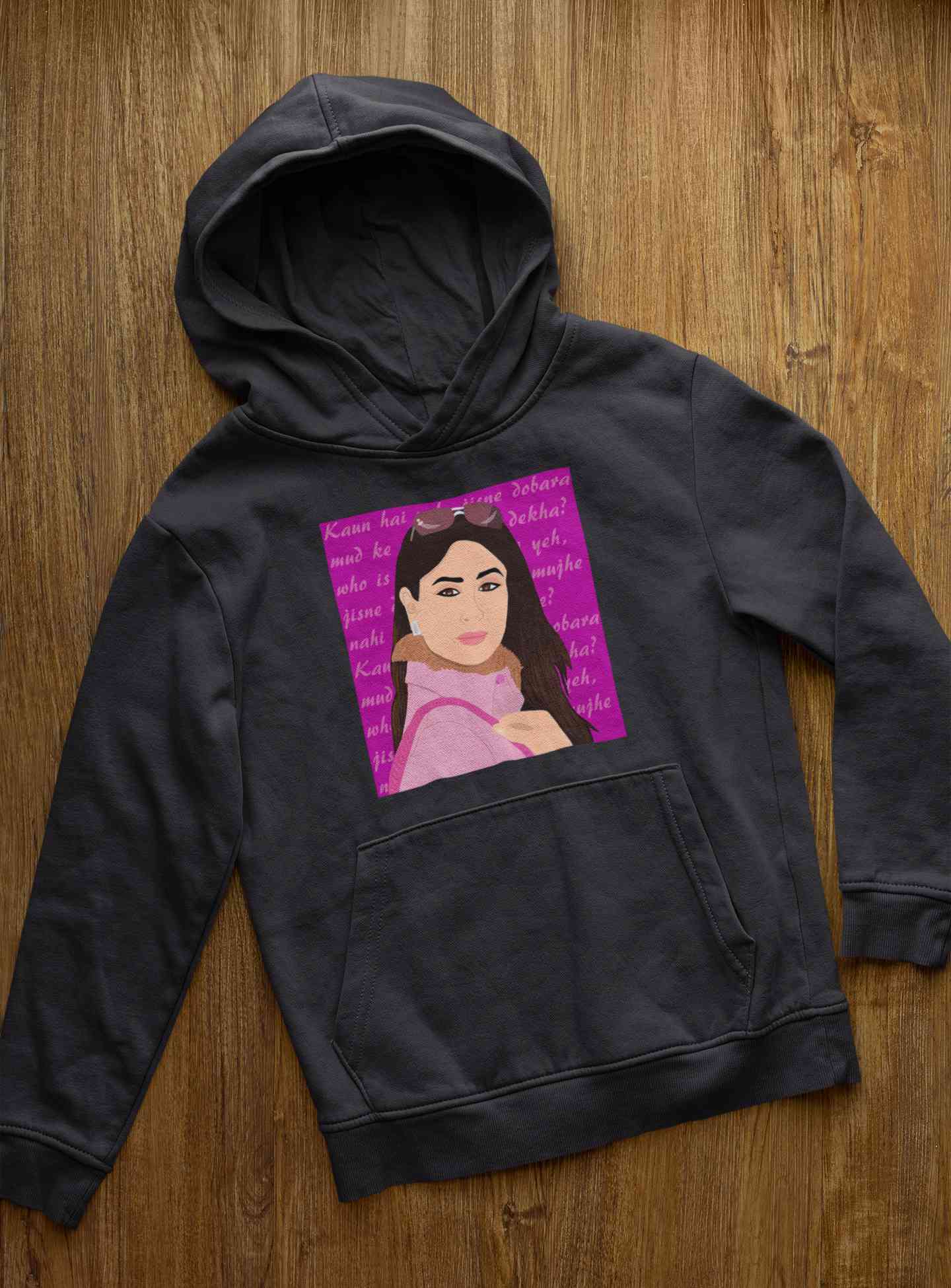 Kabhi Khushi Kabhi Gham Dialogue Hoodies for Women-FunkyTeesClub