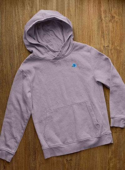Blue Rose Minimals Men Hoodies-FunkyTeesClub