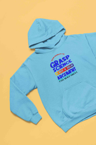 Not A Valid Argument Typography Men Hoodies-FunkyTeesClub