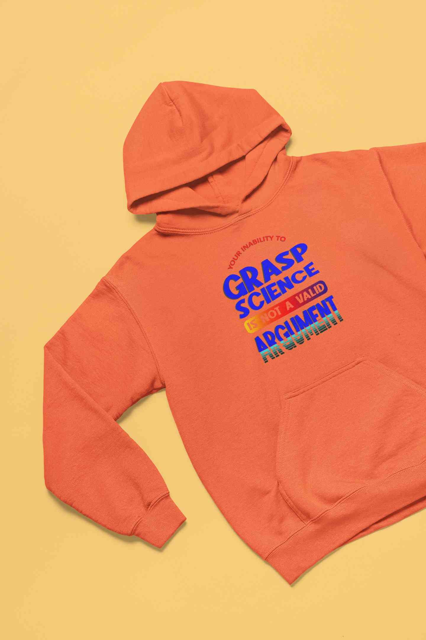 Not A Valid Argument Typography Men Hoodies-FunkyTeesClub