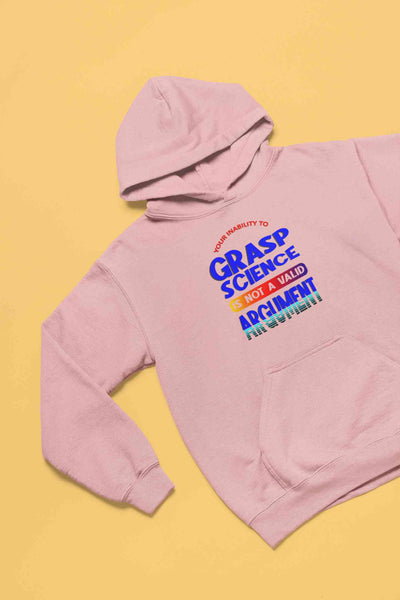 Not A Valid Argument Typography Men Hoodies-FunkyTeesClub