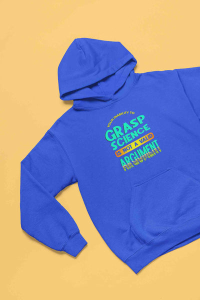 Not A Valid Argument Typography Hoodies for Women-FunkyTeesClub