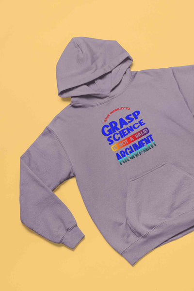 Not A Valid Argument Typography Men Hoodies-FunkyTeesClub