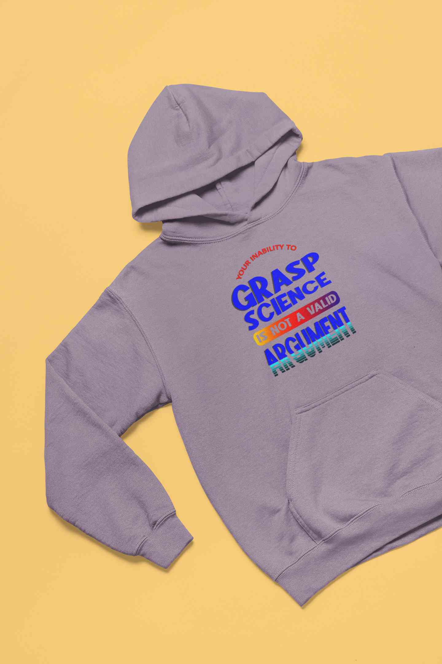 Not A Valid Argument Typography Hoodies for Women-FunkyTeesClub