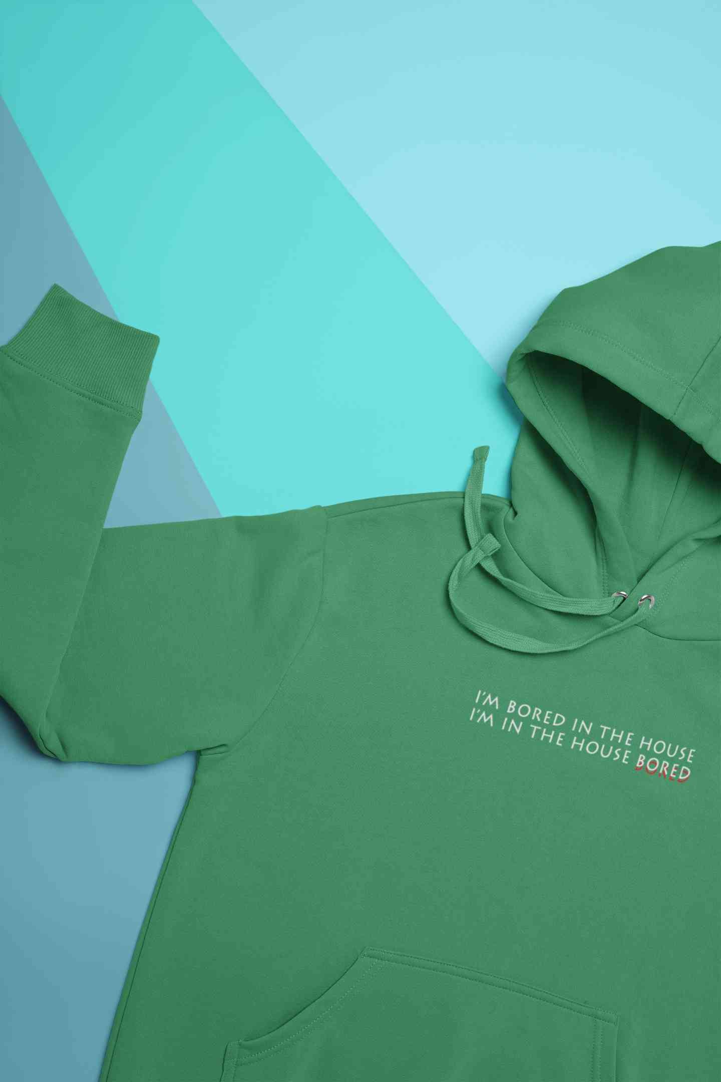 I Am In The Bored House Minimals Hoodies for Women-FunkyTeesClub