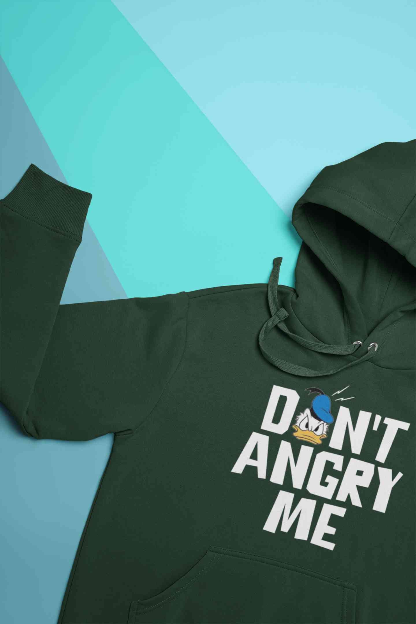 Dont Angry Me Funny Cartoon Hoodies for Women-FunkyTeesClub