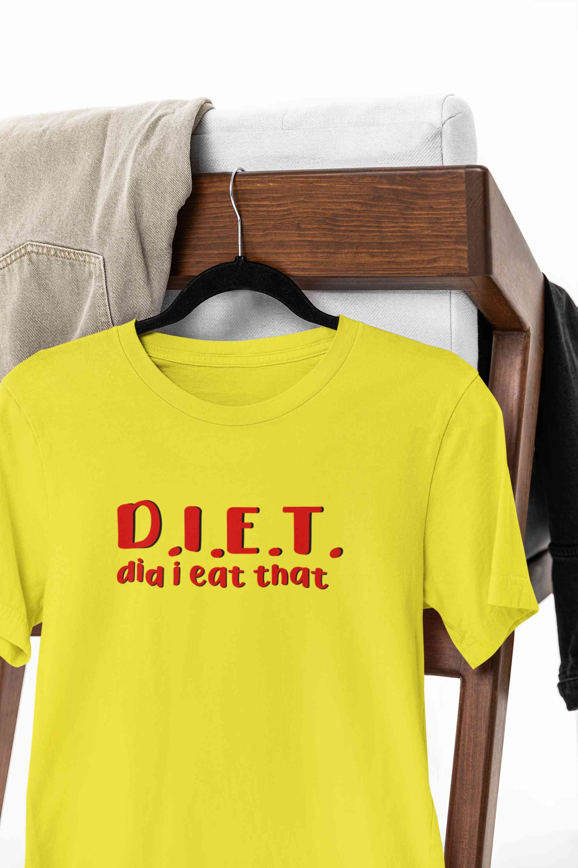 Diet Food Mens Half Sleeves T-shirt- FunkyTeesClub