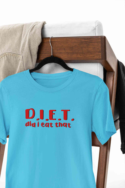 Diet Food Women Half Sleeves T-shirt- FunkyTeesClub