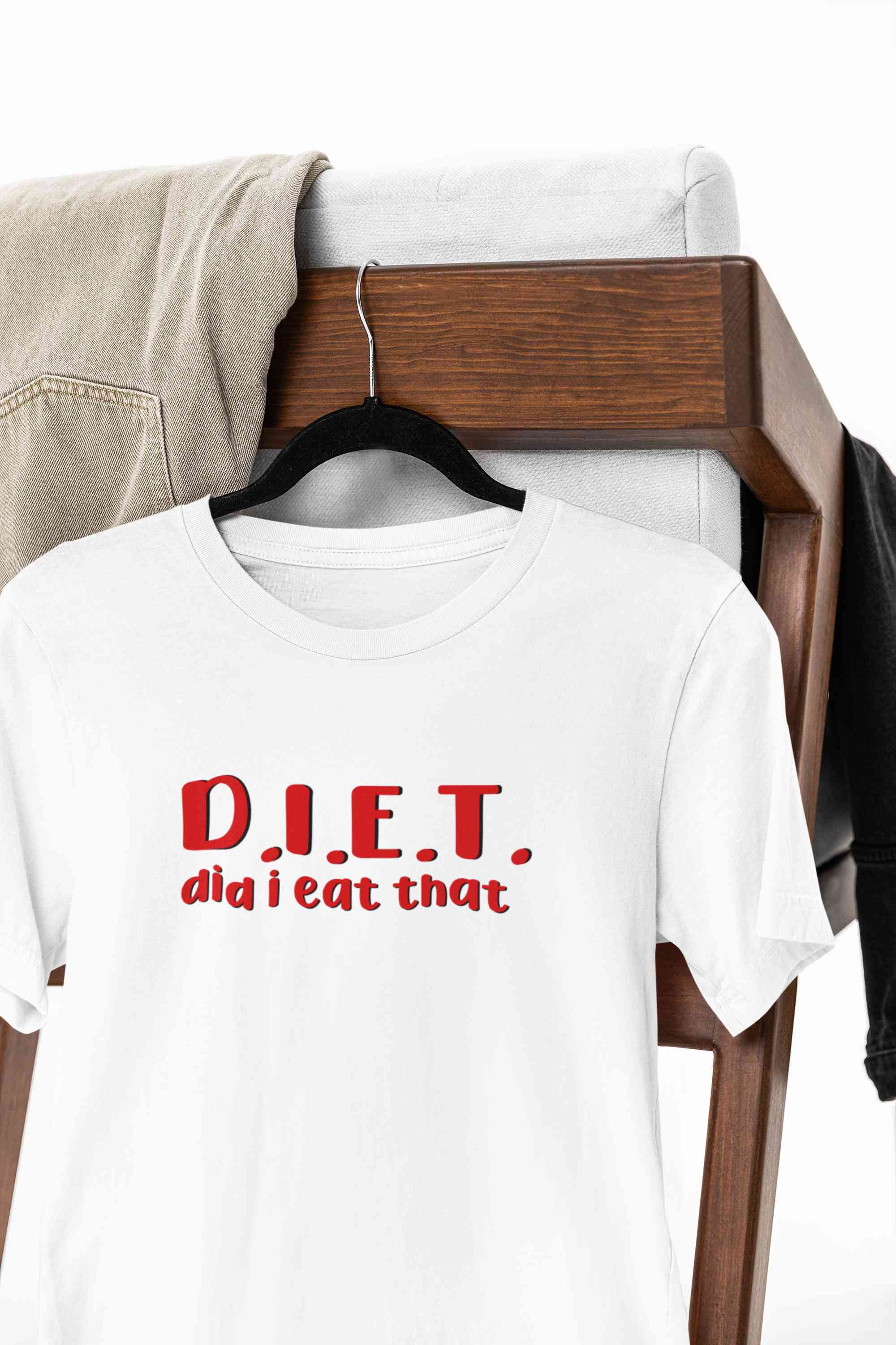 Diet Food Mens Half Sleeves T-shirt- FunkyTeesClub