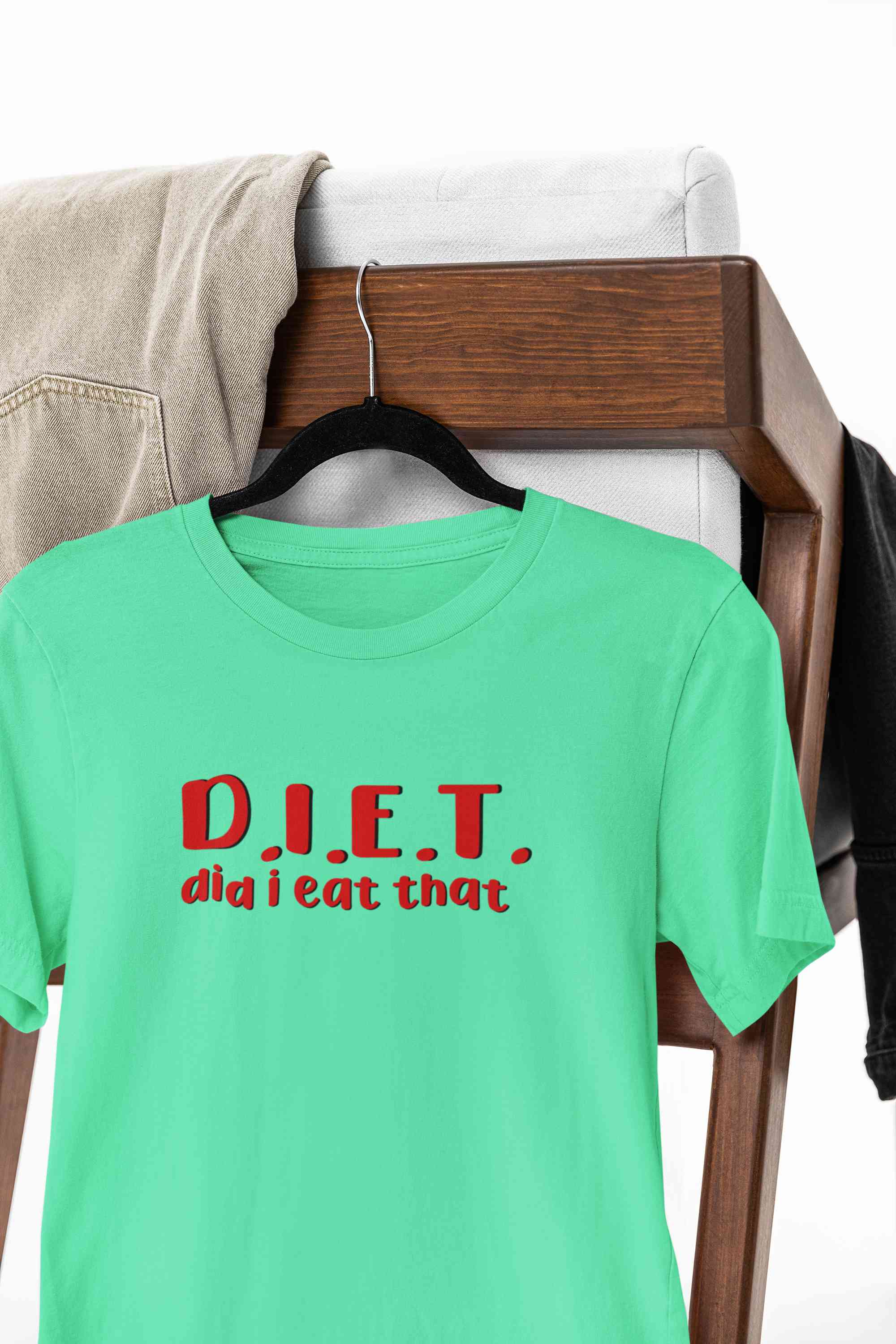Diet Food Mens Half Sleeves T-shirt- FunkyTeesClub