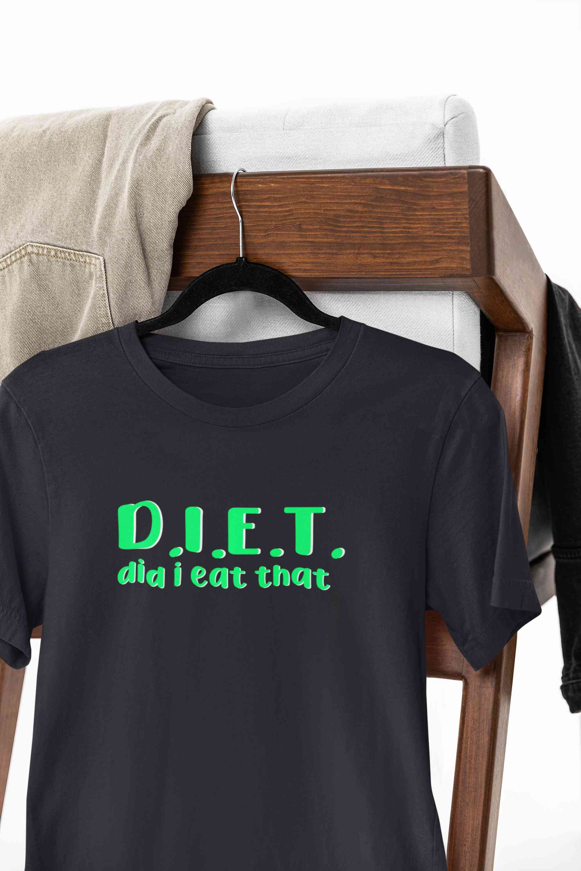 Diet Food Mens Half Sleeves T-shirt- FunkyTeesClub