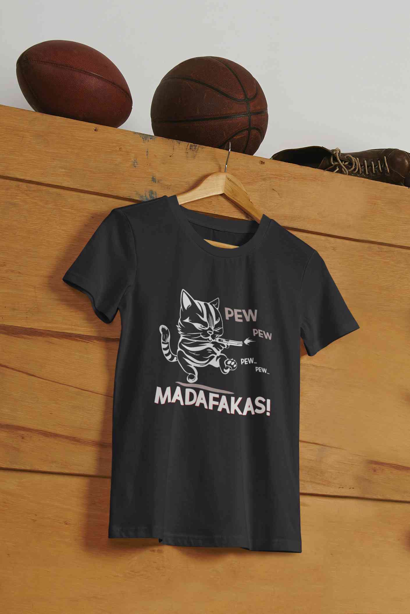 Pew Pew Madafakas Women Half Sleeves T-shirt- FunkyTeesClub