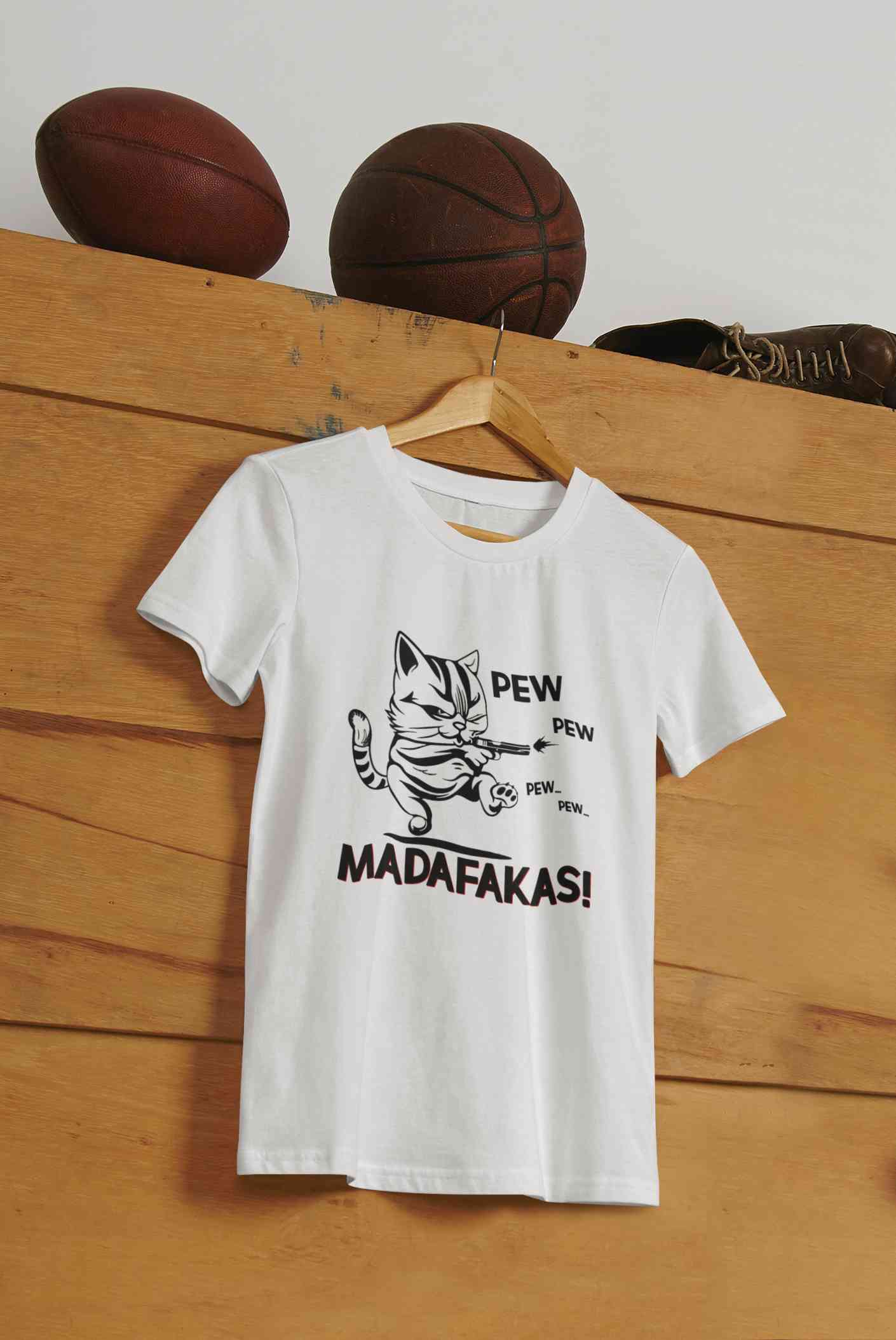 Pew Pew Madafakas Women Half Sleeves T-shirt- FunkyTeesClub