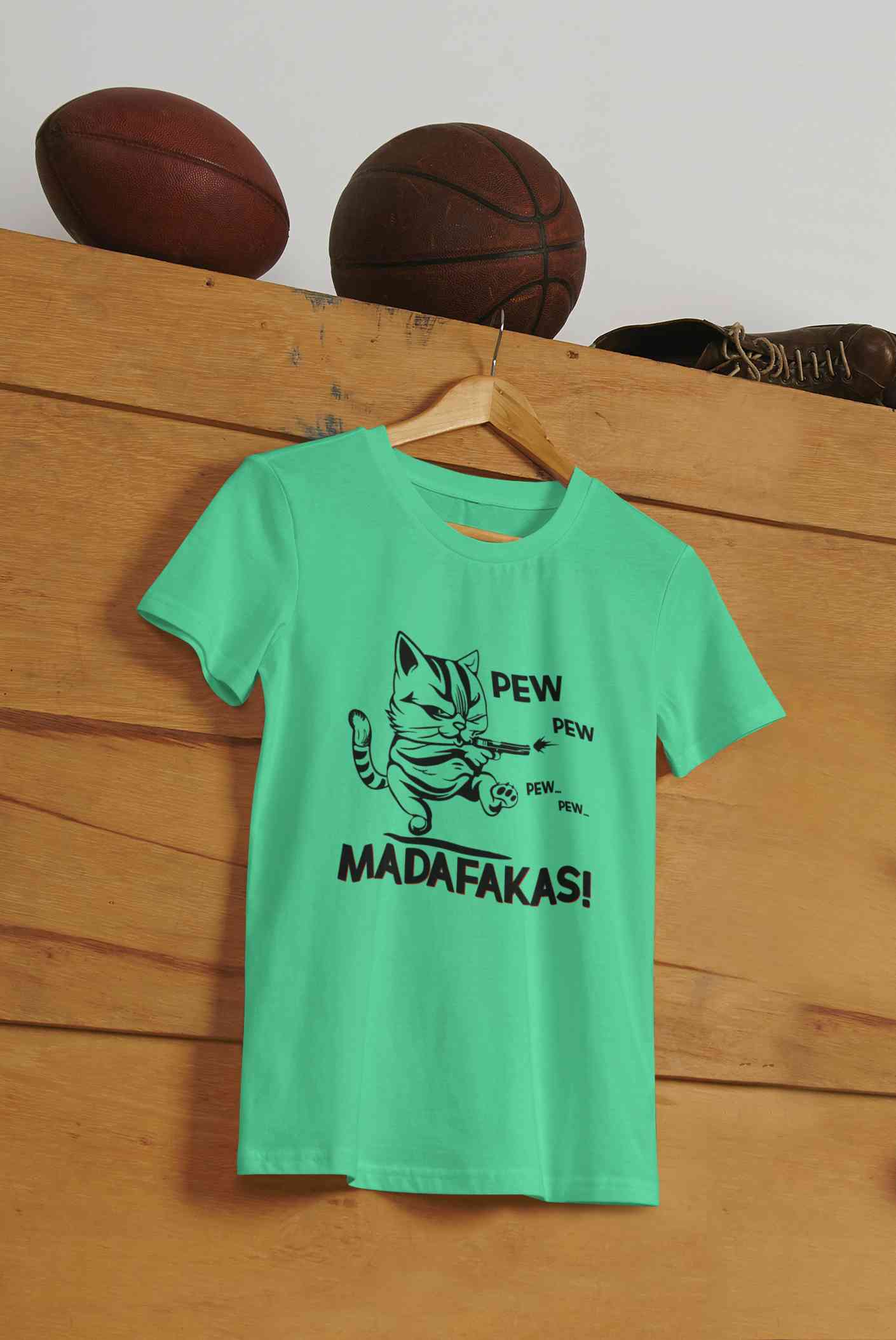 Pew Pew Madafakas Women Half Sleeves T-shirt- FunkyTeesClub