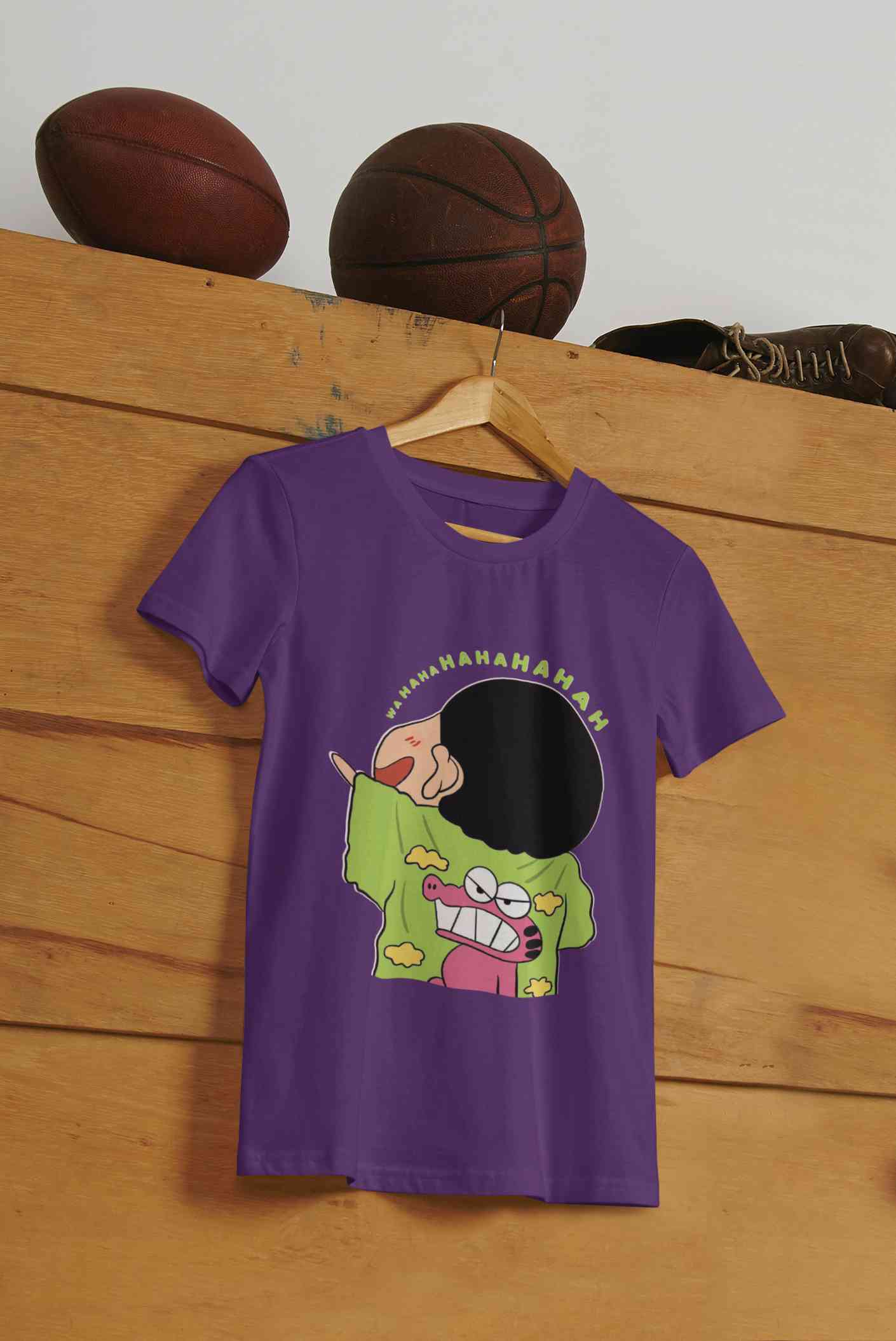 Hahaha Mens Half Sleeves T-shirt- FunkyTeesClub