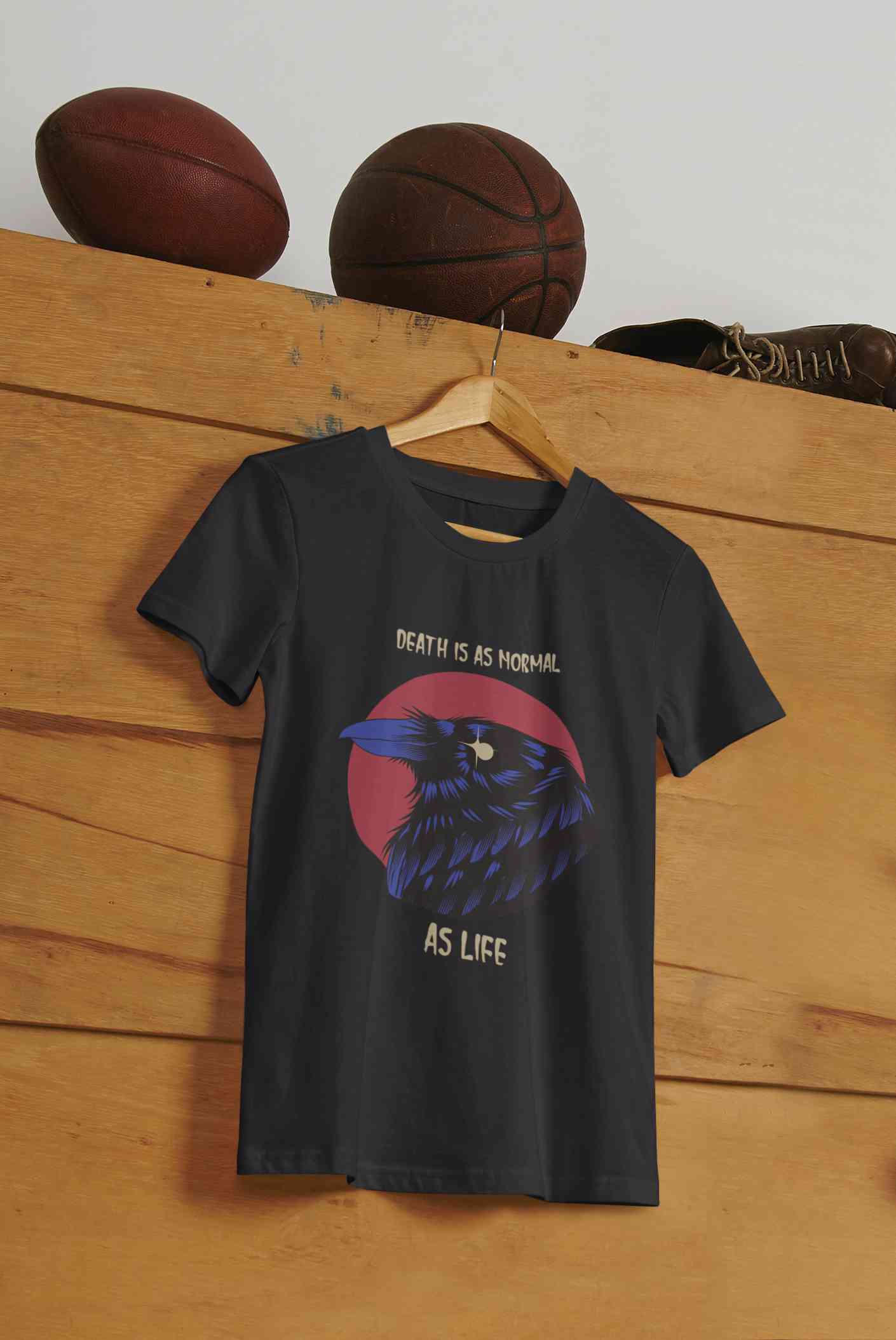 Crow Inspired By The Sandman Comic Book Women Half Sleeves T-shirt- FunkyTeesClub
