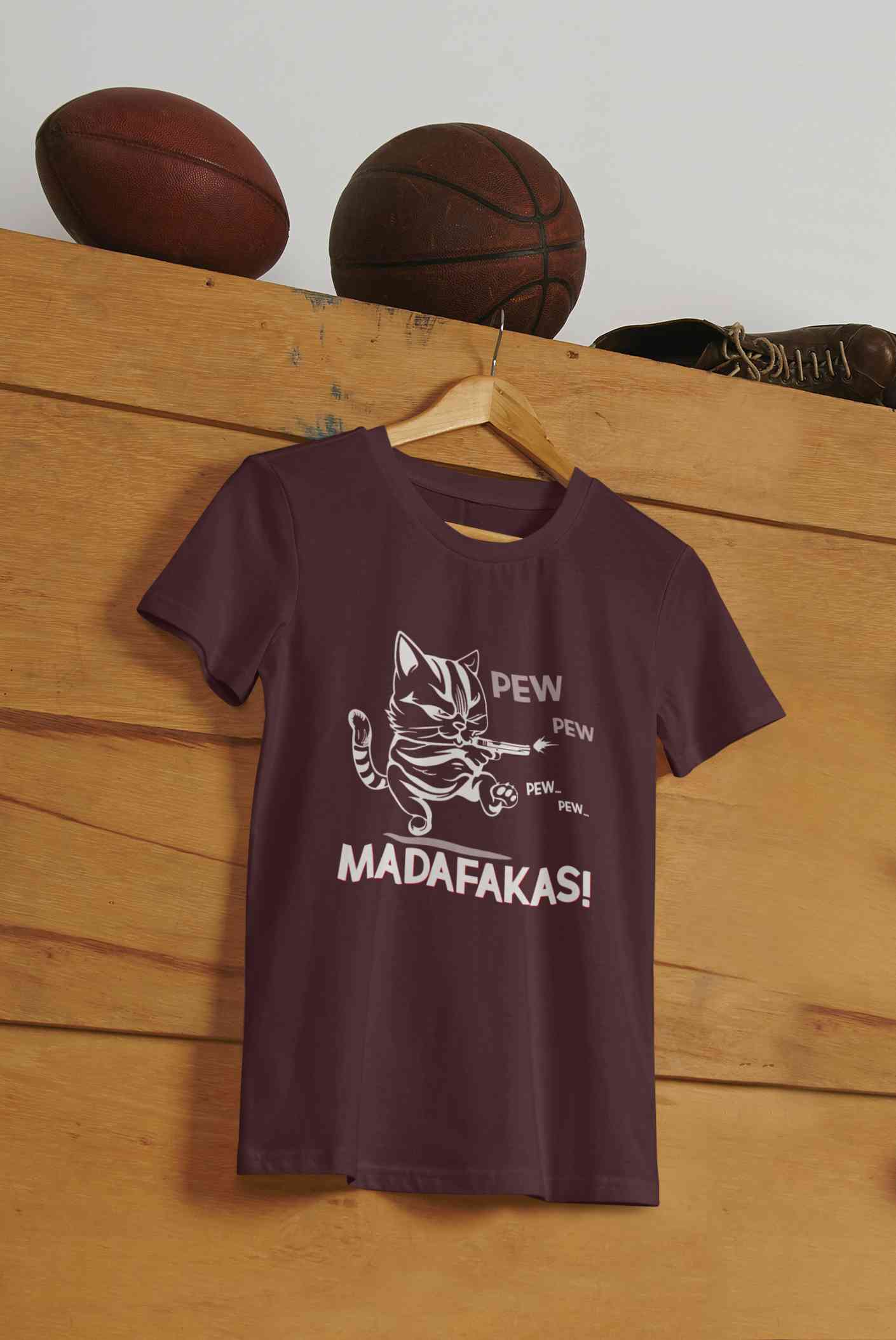 Pew Pew Madafakas Women Half Sleeves T-shirt- FunkyTeesClub