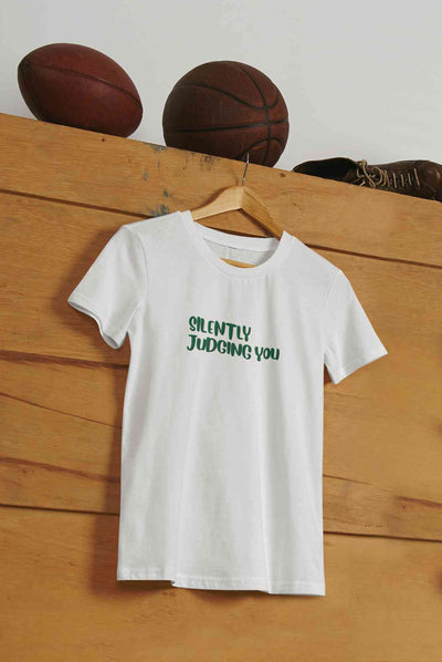 Judging You Mens Half Sleeves T-shirt- FunkyTeesClub