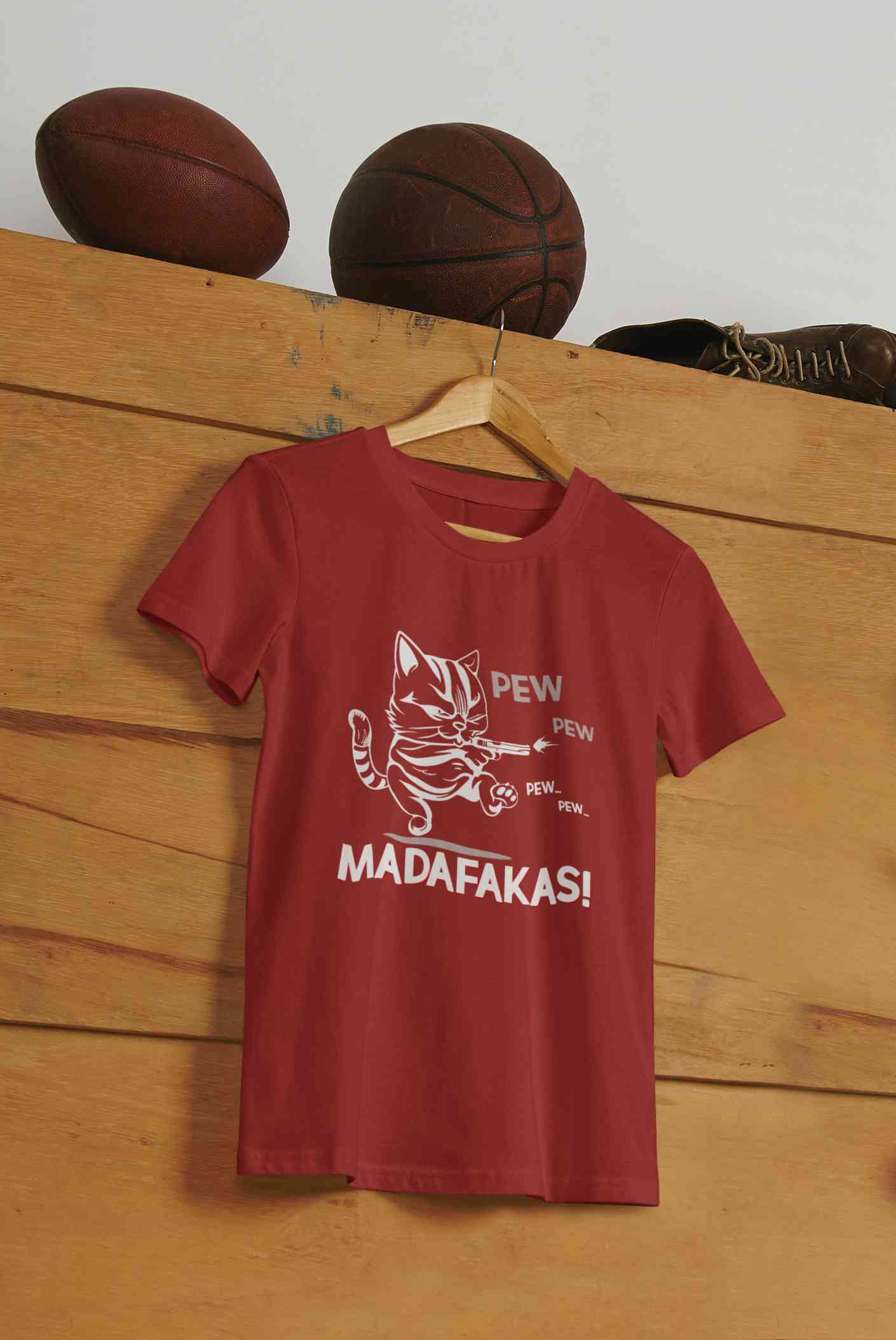 Pew Pew Madafakas Women Half Sleeves T-shirt- FunkyTeesClub