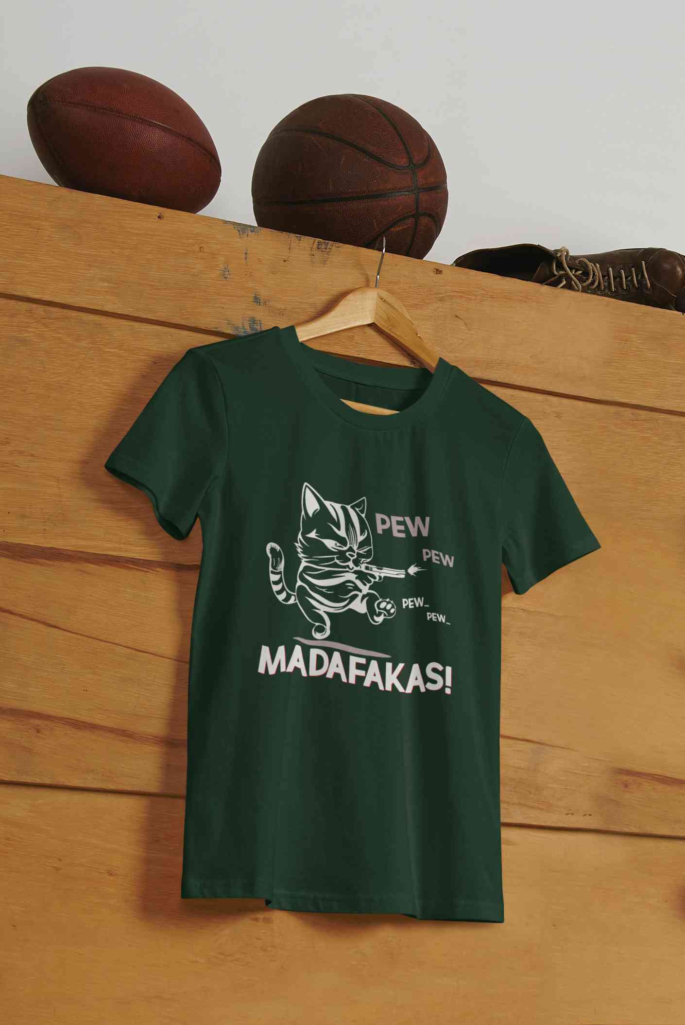 Pew Pew Madafakas Women Half Sleeves T-shirt- FunkyTeesClub