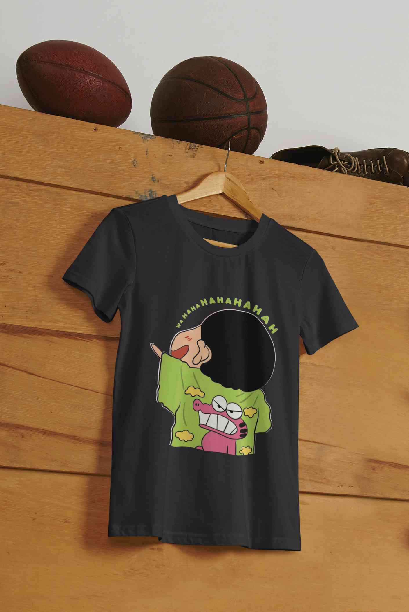 Hahaha Mens Half Sleeves T-shirt- FunkyTeesClub