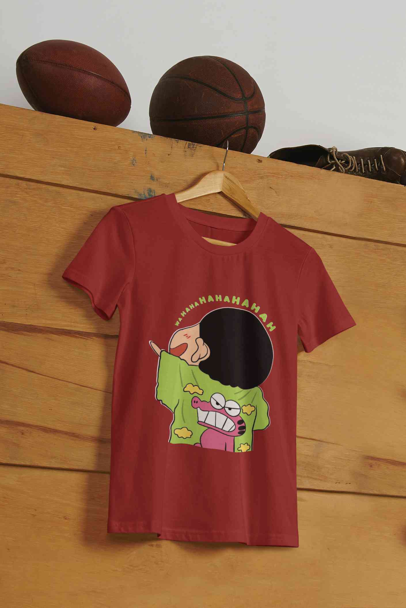 Hahaha Mens Half Sleeves T-shirt- FunkyTeesClub