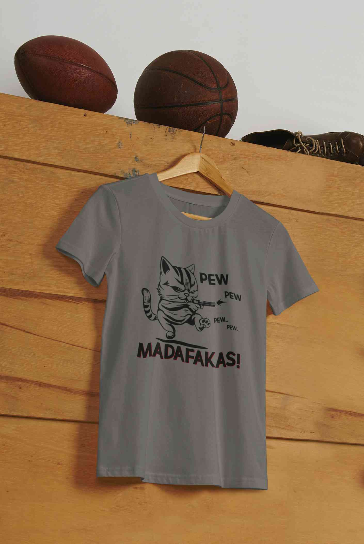 Pew Pew Madafakas Women Half Sleeves T-shirt- FunkyTeesClub