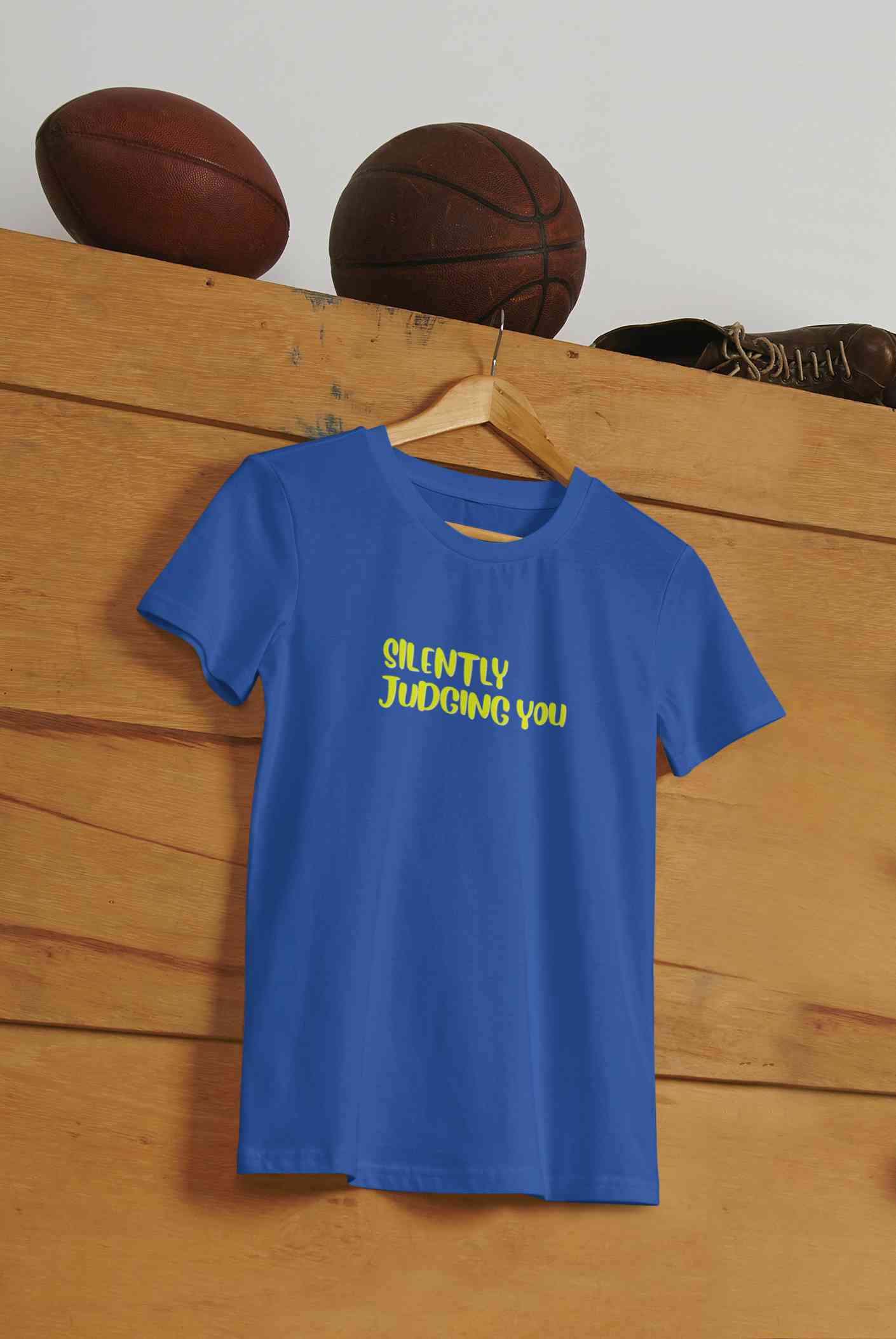 Judging You Mens Half Sleeves T-shirt- FunkyTeesClub