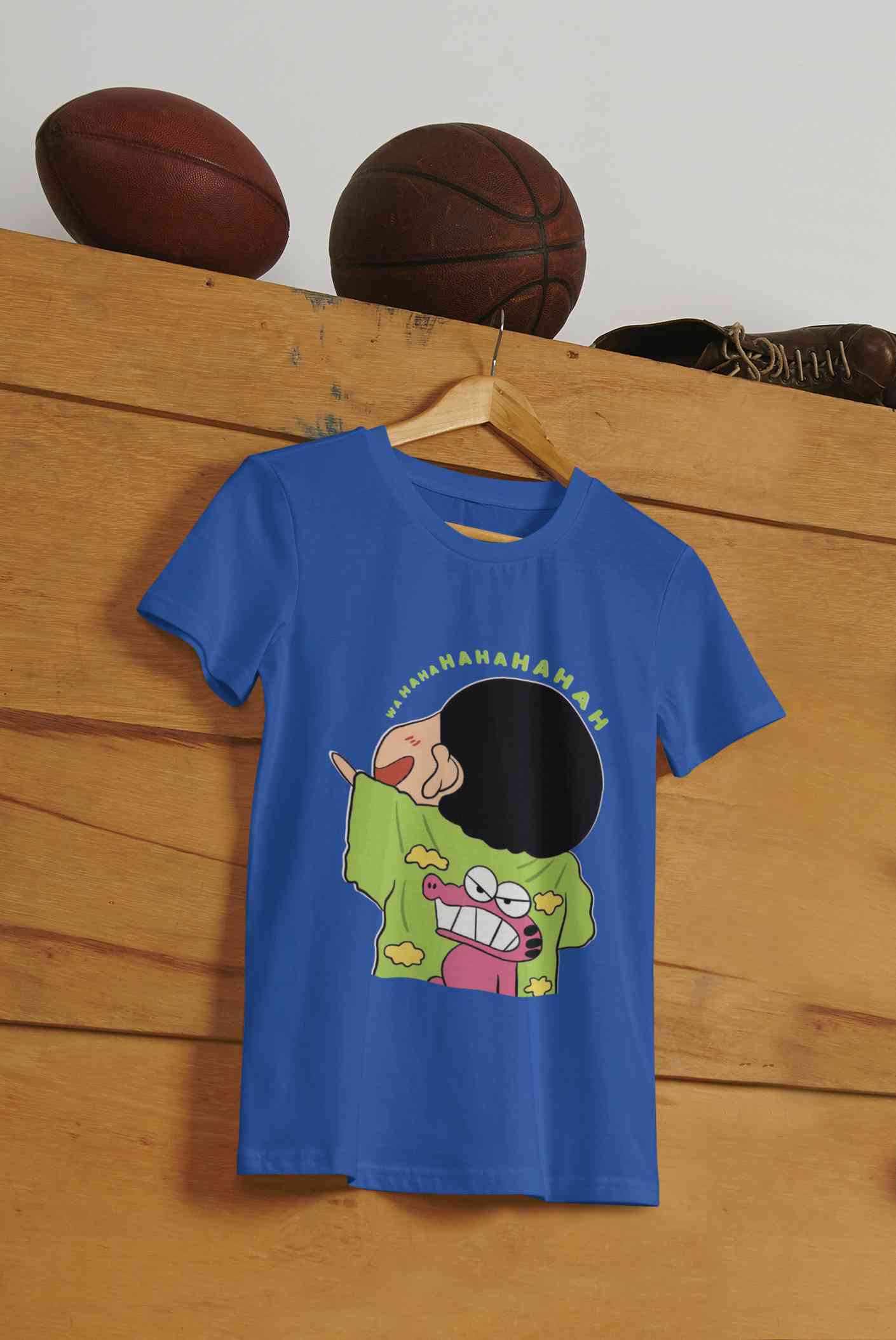 Hahaha Mens Half Sleeves T-shirt- FunkyTeesClub