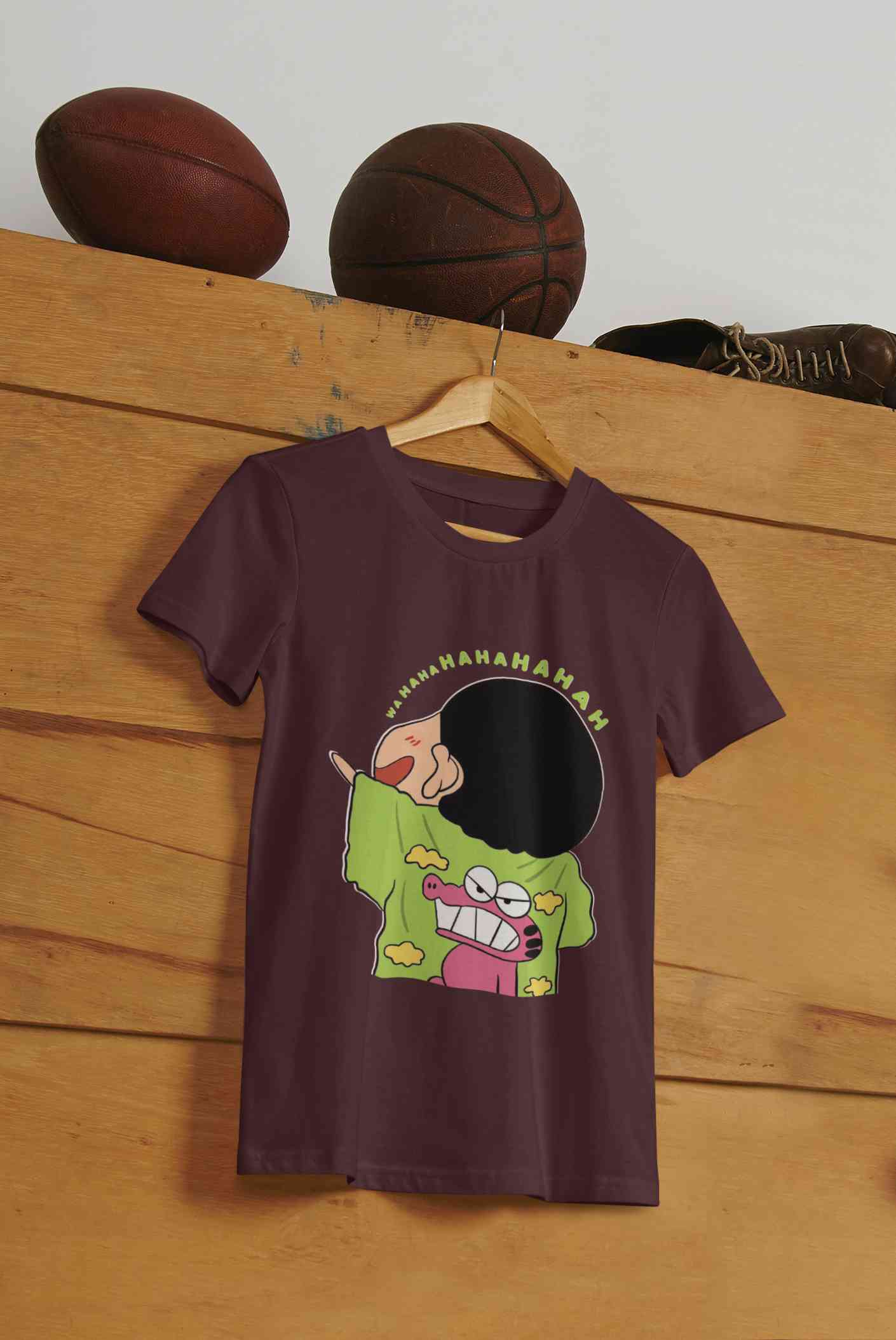 Hahaha Mens Half Sleeves T-shirt- FunkyTeesClub