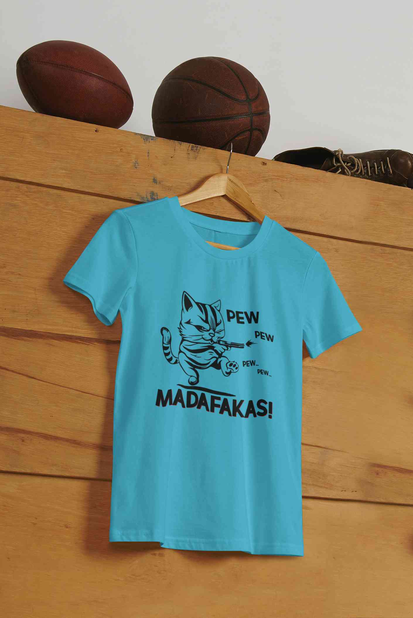 Pew Pew Madafakas Women Half Sleeves T-shirt- FunkyTeesClub