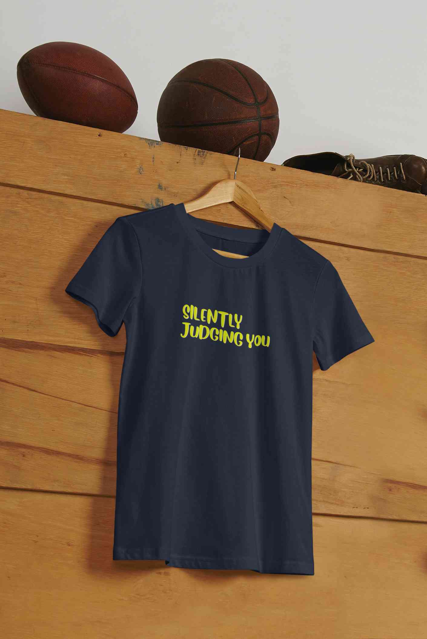 Judging You Mens Half Sleeves T-shirt- FunkyTeesClub