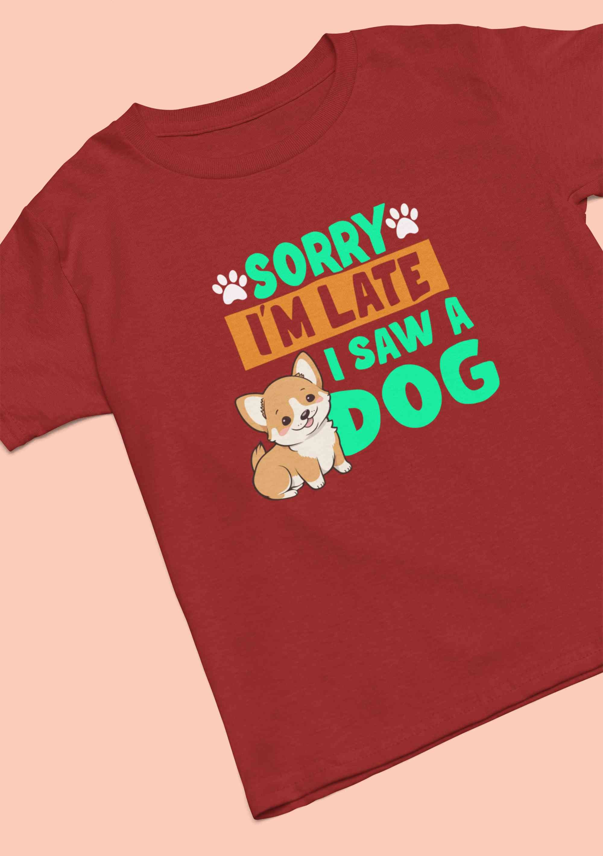 Saw a Dog Mens Half Sleeves T-shirt- FunkyTeesClub