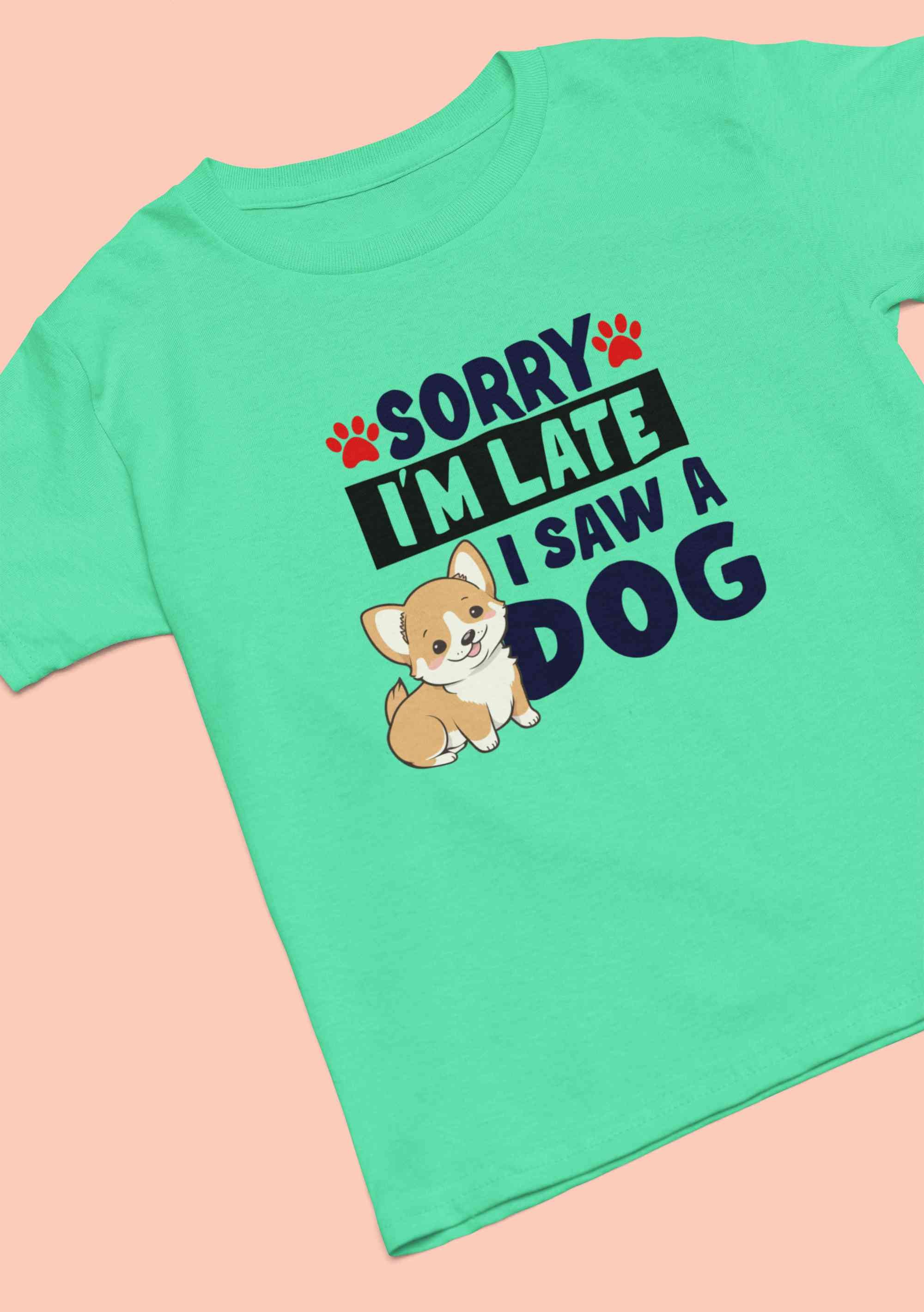 Saw a Dog Women Half Sleeves T-shirt- FunkyTeesClub