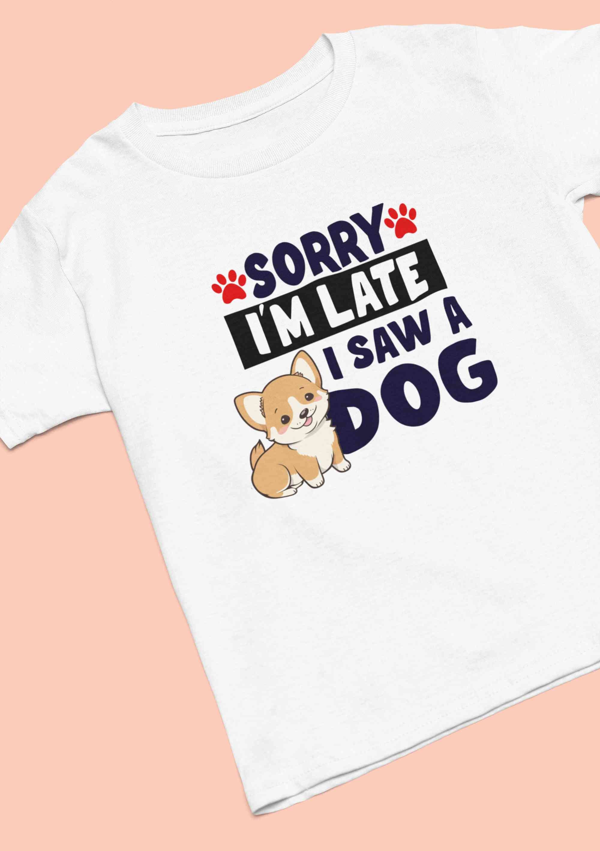 Saw a Dog Mens Half Sleeves T-shirt- FunkyTeesClub