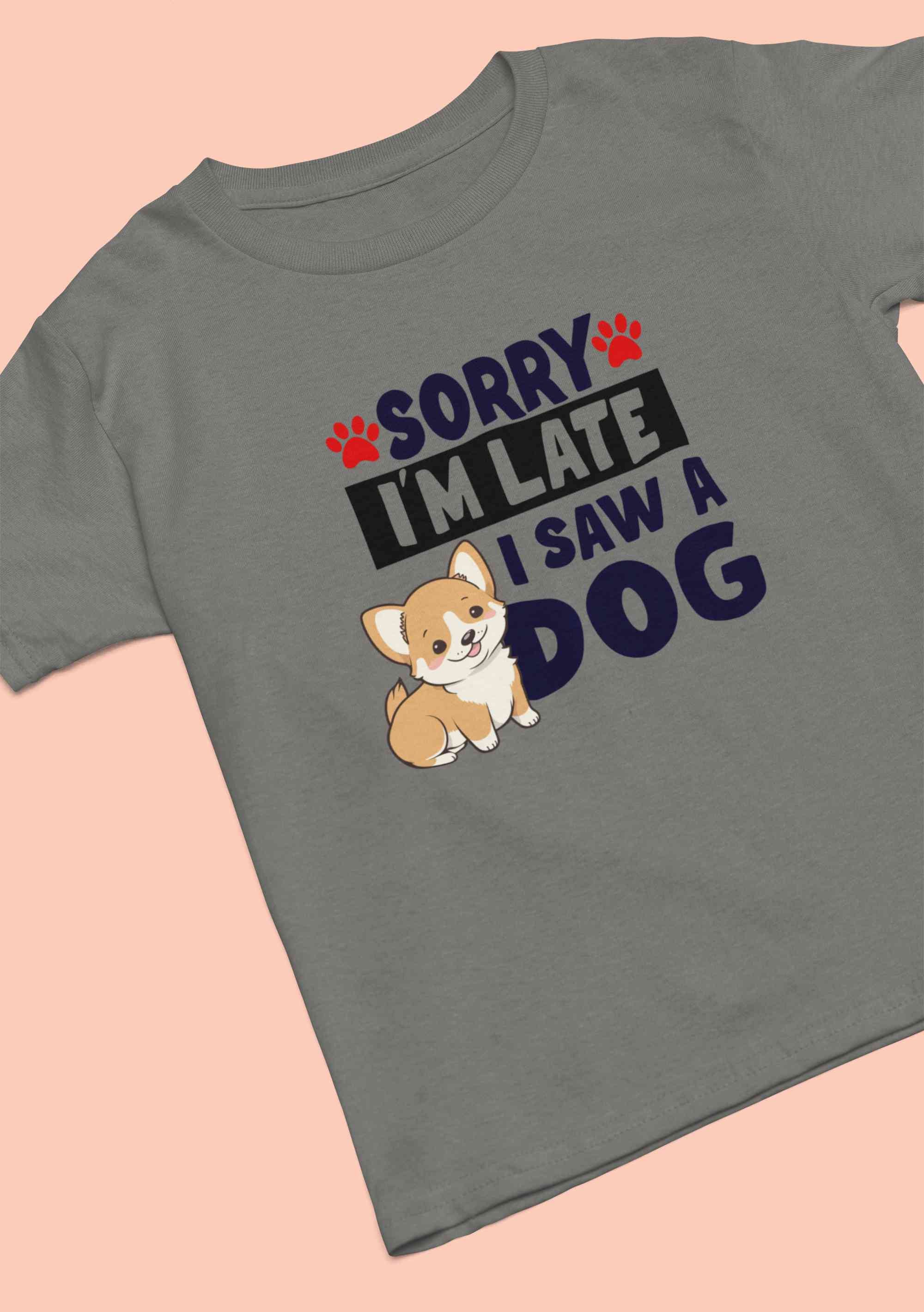 Saw a Dog Mens Half Sleeves T-shirt- FunkyTeesClub