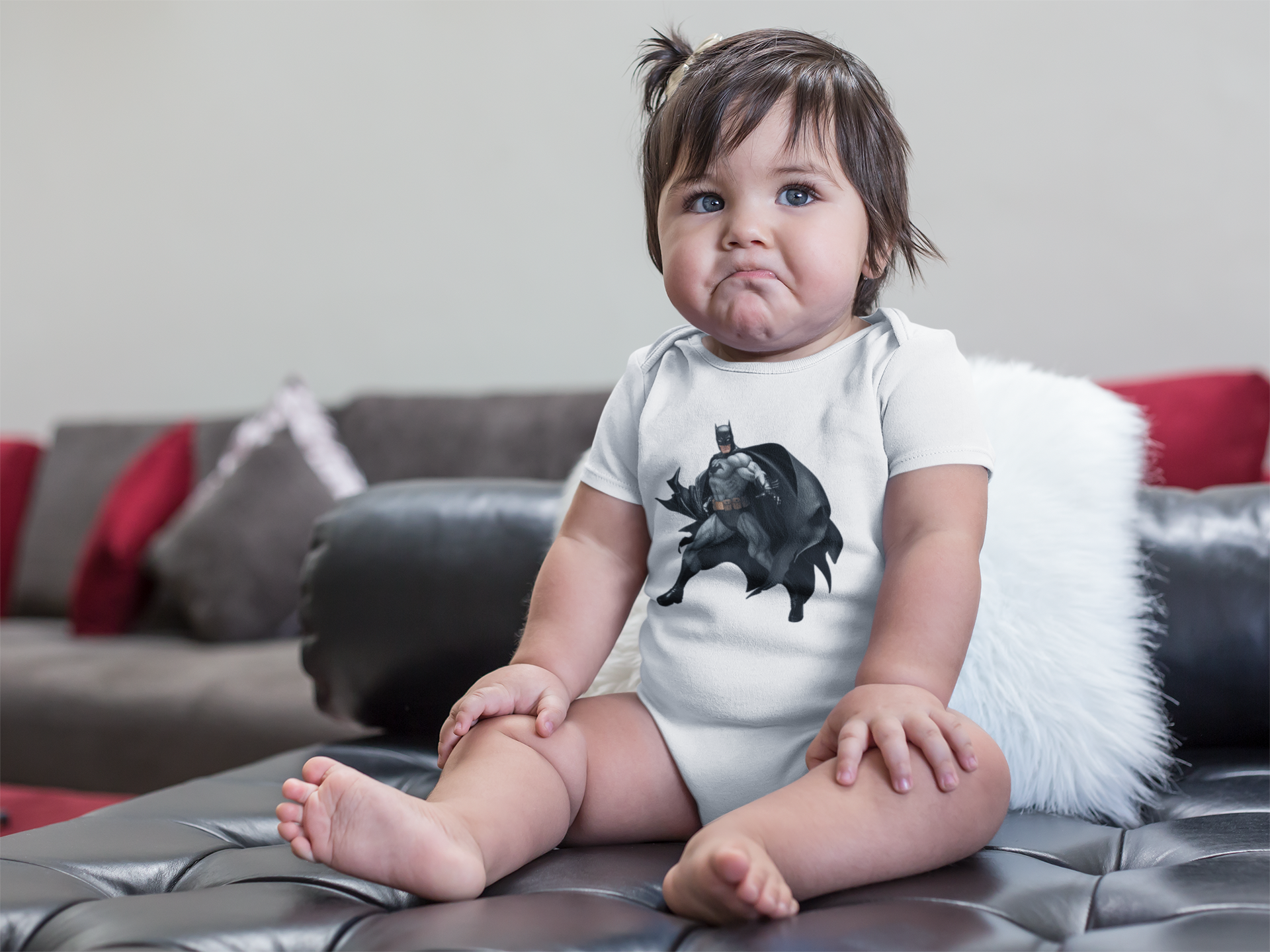 Superhero Cartoon Rompers for Baby Girl- FunkyTeesClub