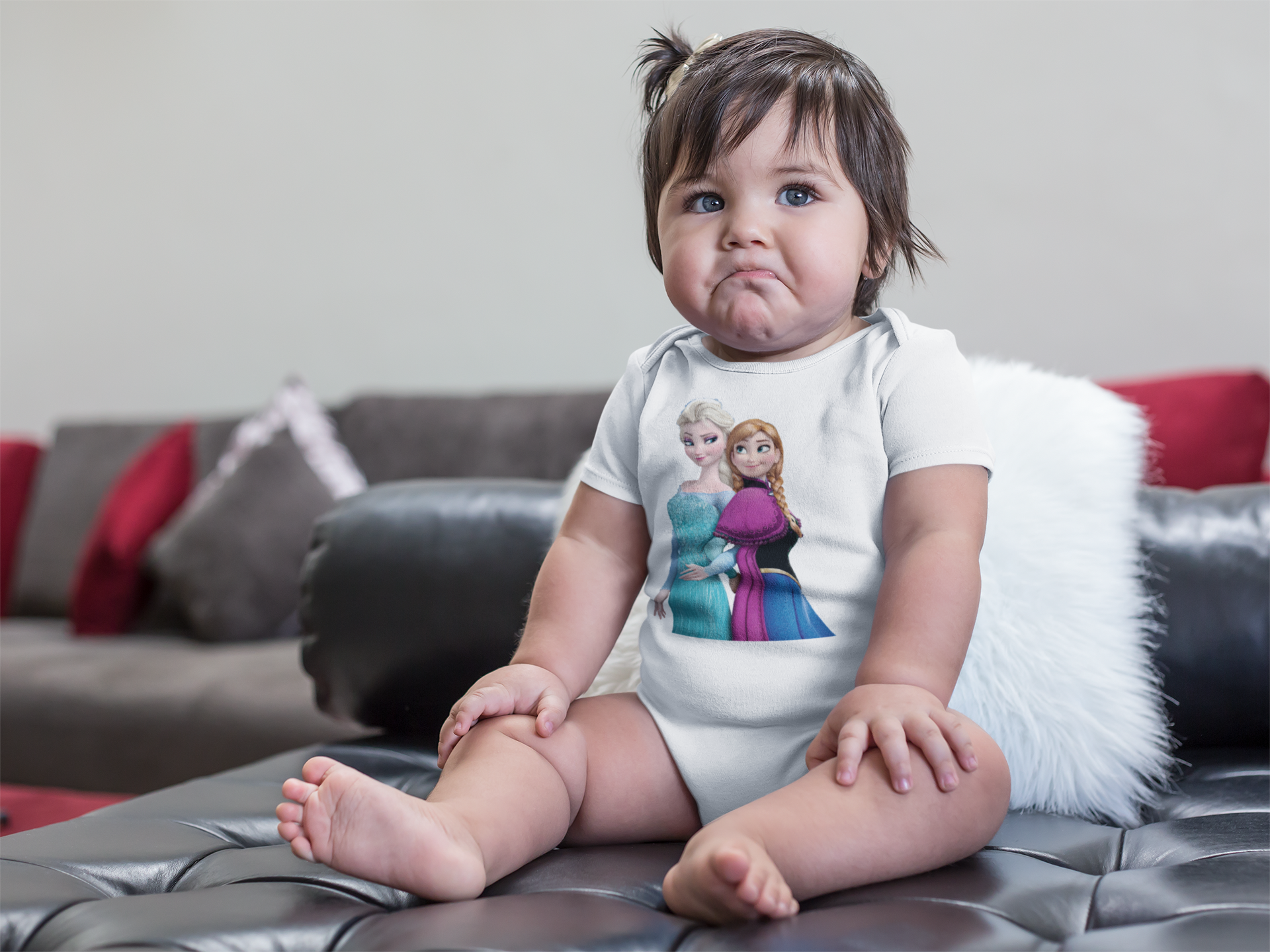 Princess Cartoon Rompers for Baby Girl- FunkyTeesClub