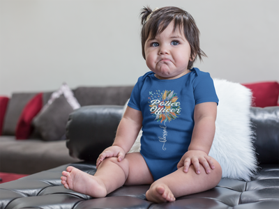 Future Police Rompers for Baby Girl- FunkyTeesClub
