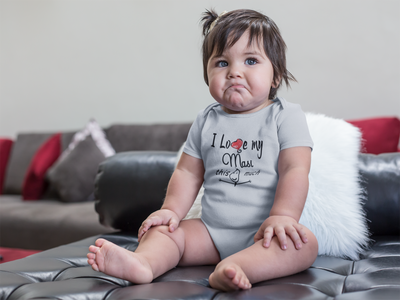 I Love My Masi Rompers for Baby Girl- FunkyTeesClub