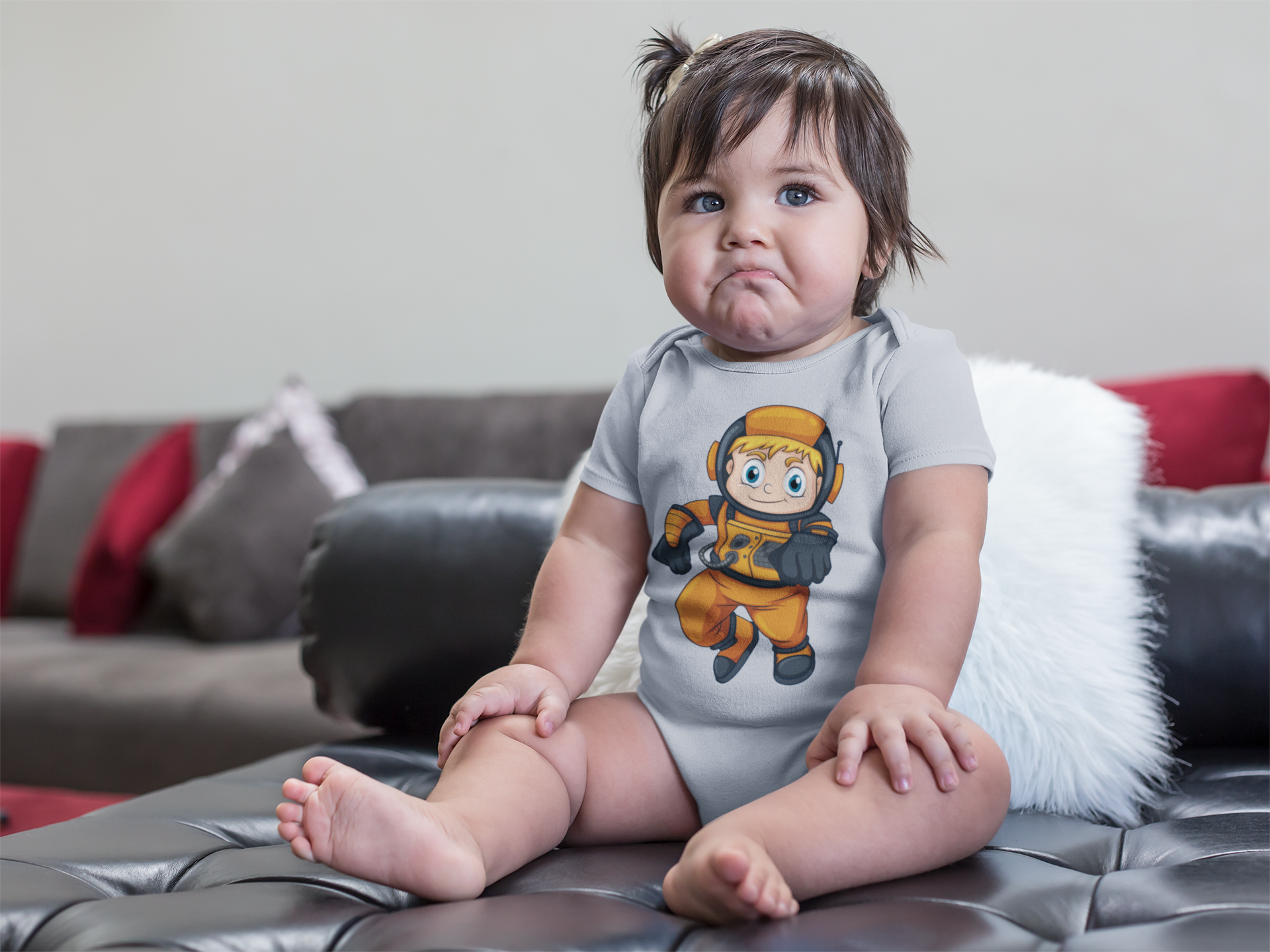 Future Astronaut Rompers for Baby Girl- FunkyTeesClub