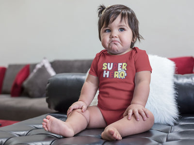 Super Heros Rompers for Baby Girl- FunkyTeesClub