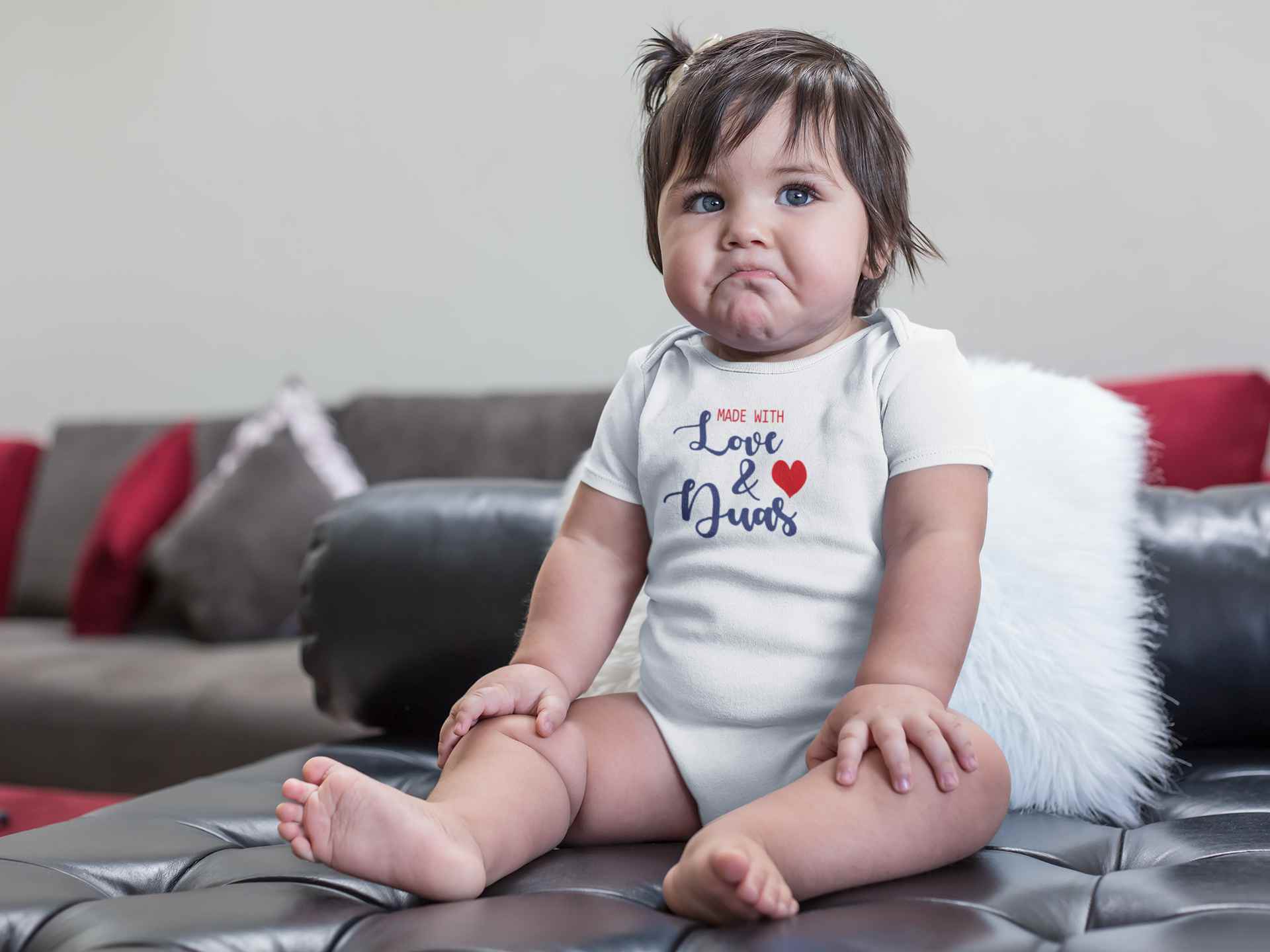 Love And Duas Eid Rompers for Baby Girl- FunkyTeesClub
