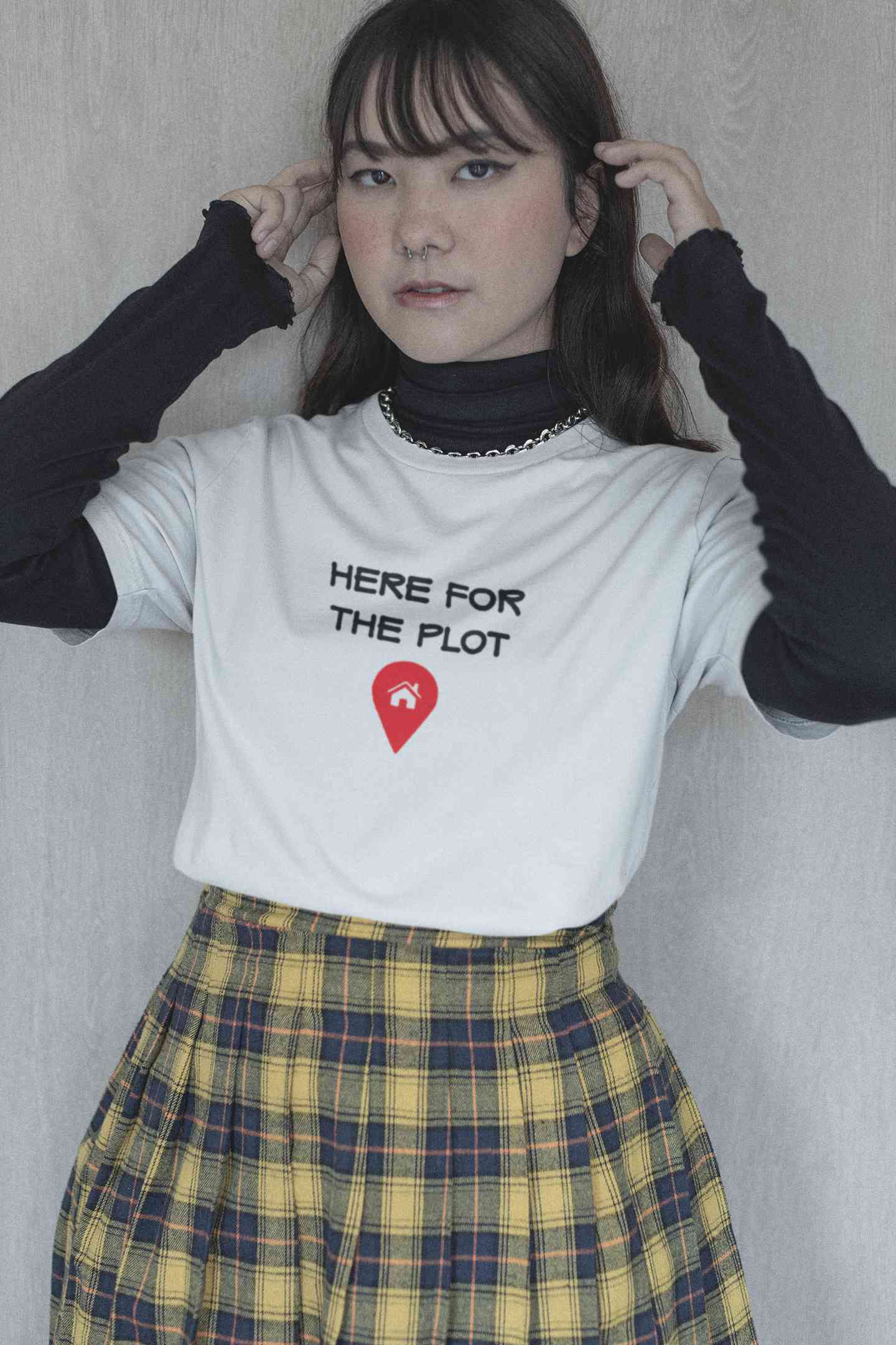 For The Plot Women Half Sleeves T-shirt- FunkyTeesClub