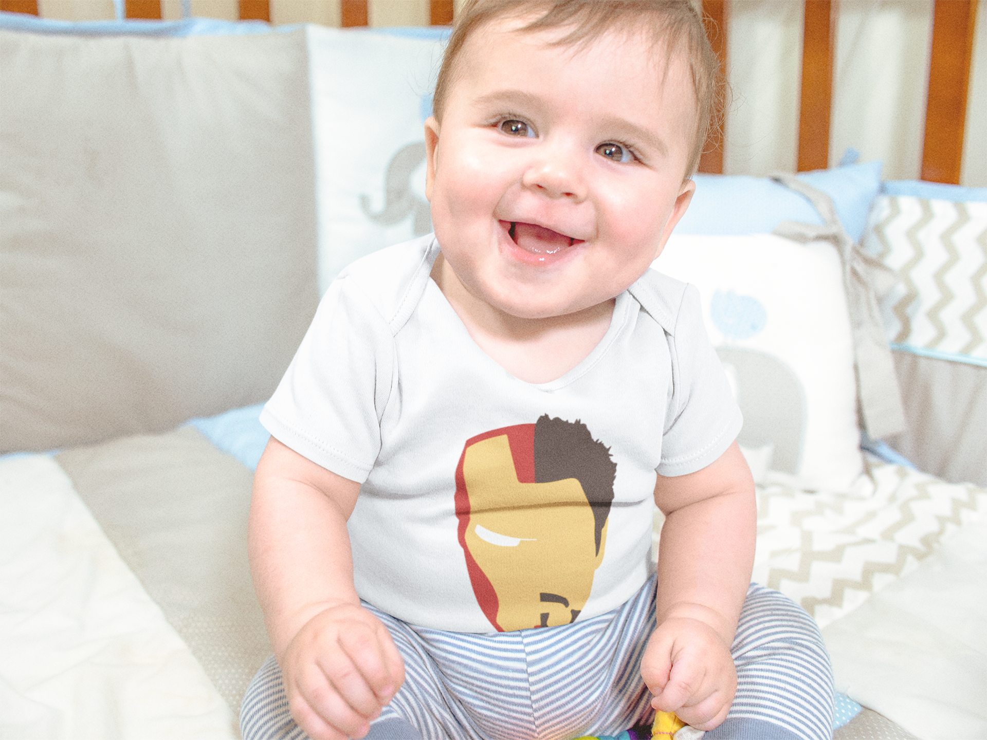 Iron Man Web Series Rompers for Baby Boy- FunkyTeesClub